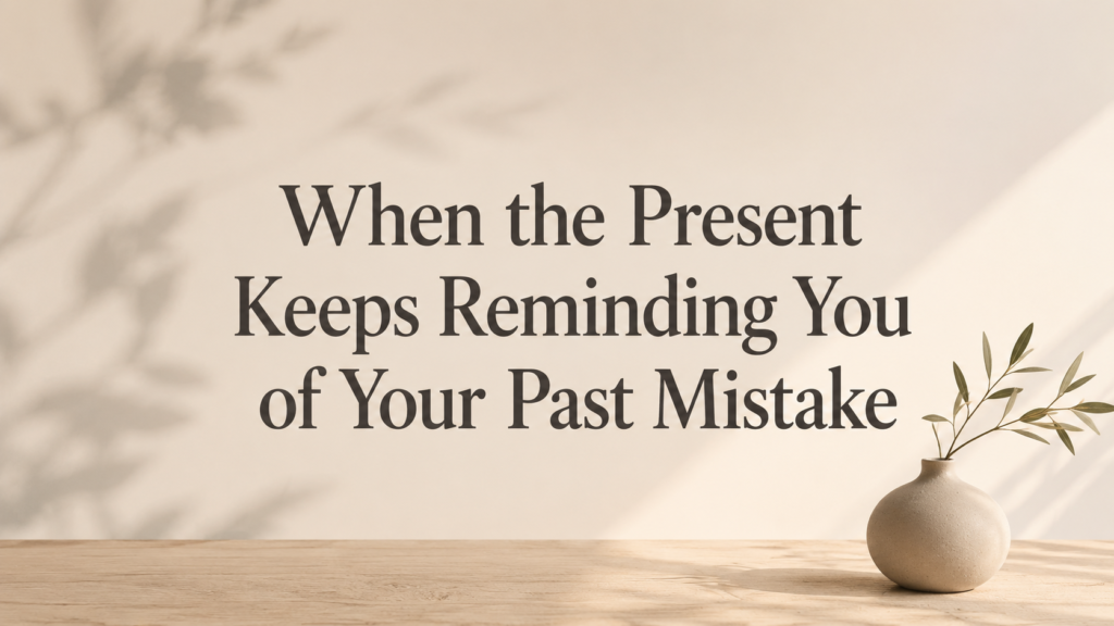 present reminds you of your past